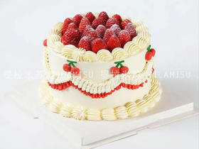 【冬日限定】复古草莓生日蛋糕