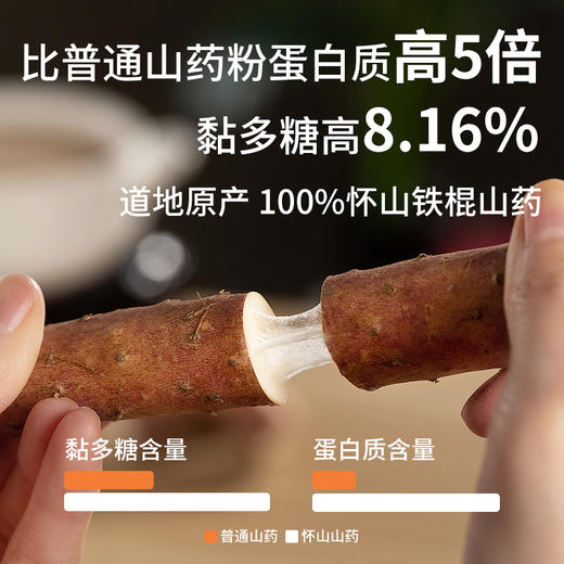 辅滋堂纯铁棍山药粉680克/桶热冲饮焦作温县怀山药 商品图1