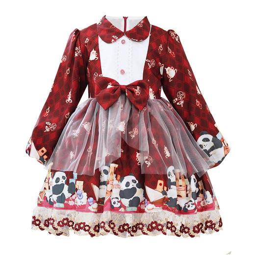 ST-04PA319秋冬洛丽塔公主裙女童洋气可爱连衣裙萝莉塔圣诞节Lolita生日裙子 商品图4