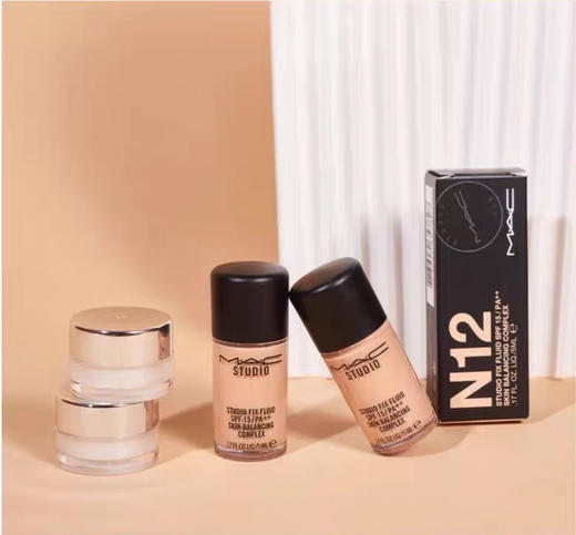 【Yuki】MAC魅可定制无暇粉底液小样5ml N12遮瑕持久（中小样） 商品图2