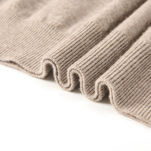 【100绵羊毛】罗蒙秋冬男士毛衣经典纯色羊毛衫男加厚男士羊毛衫保暖毛衣男 商品图9