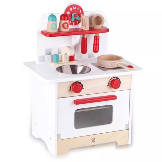 Hape儿童仿真厨具台过家家公主小厨房玩具套装宝宝做饭女孩子3岁 商品图0