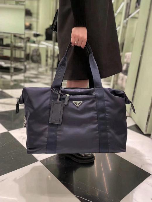 金属三角标 再生尼龙旅行袋/健身包 男女通用 Z-11201 商品图3