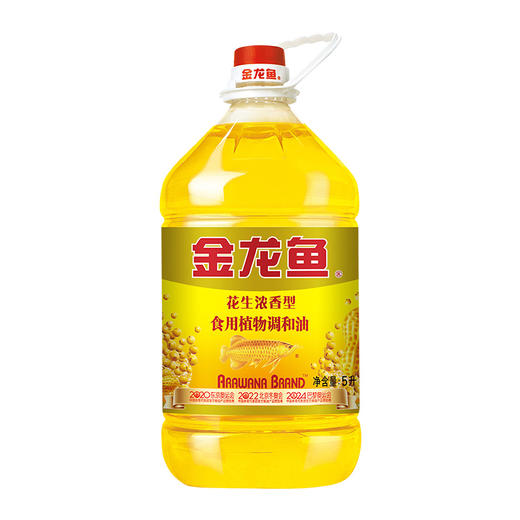 金龙鱼 浓香型食用植物调和油  新老包装随机发货 5L/桶  食用油 爆款家用 包邮  大豆 花生 芝麻三种原料调和 商品图2