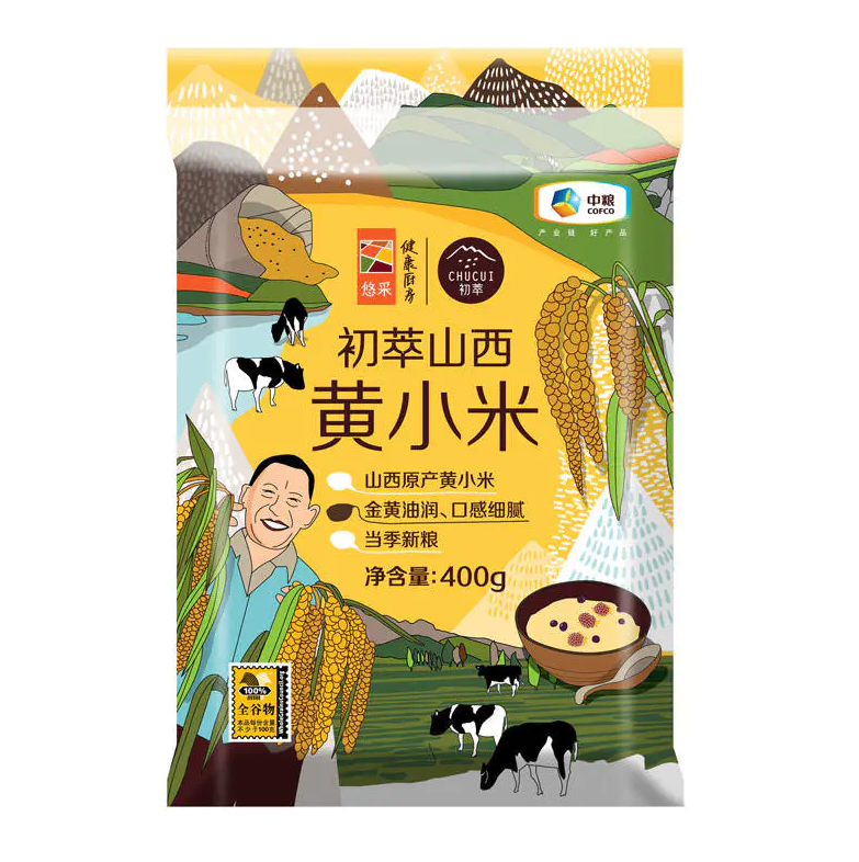 中粮初萃山西黄小米400g