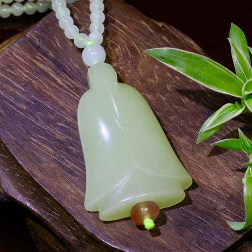 和田玉（黄玉）套链--闻仲 /主石23.02g 商品图2