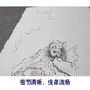 【大彩图】於文普工笔画白描底稿《钟馗》临摹勾线人物线稿WP29 商品缩略图4