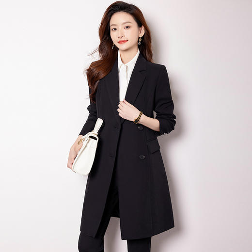 【简约大方】罗蒙女士西服宽松西装女面试职业通勤正装西服外套 商品图2
