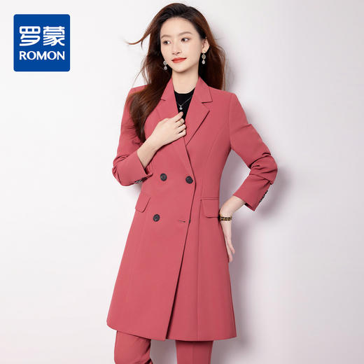 【简约大方】罗蒙女士西服宽松西装女面试职业通勤正装西服外套 商品图0