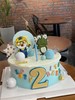 企鹅与蛙可爱生日蛋糕 商品缩略图0