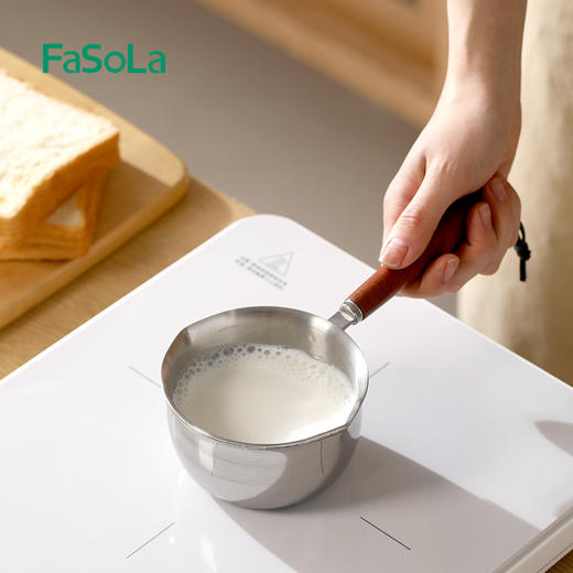 FaSoLa不锈钢泼油锅多功能迷你烧油浇油锅专用淋油炝油小勺神器 商品图11