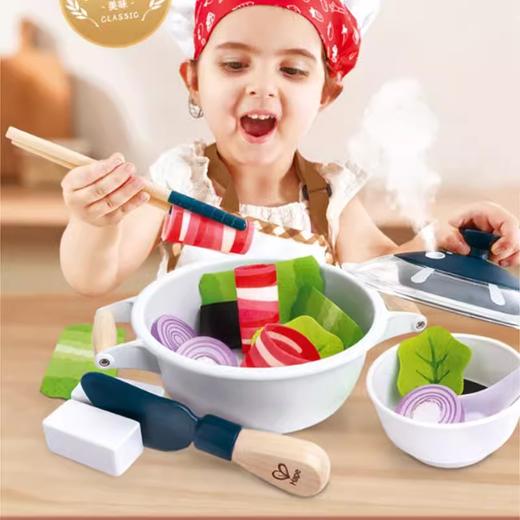 Hape仿真厨房玩具小厨师蒸汽锅火锅烹饪套装过家家儿童益智玩具 /HAPE-37533 商品图1
