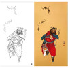 【大彩图】於文普工笔画白描底稿《钟馗》临摹勾线人物线稿WP29 商品缩略图0