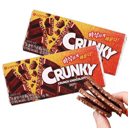 乐天脆香巧克力板34g 商品图0