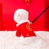 【宠物用品】-新年发财狗狗衣服喜庆过年红色羊羔绒保暖宠物棉衣 商品缩略图2