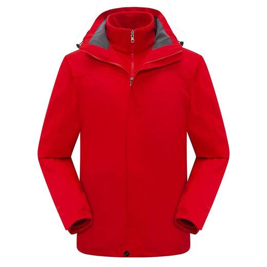 户外冲锋衣男女两件套三合一可拆卸抓绒衣接缝压胶防风防水登山服 商品图3