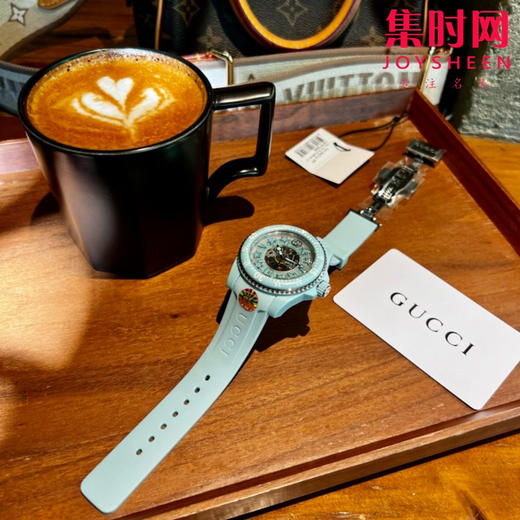 古驰新款 Gucci Dive 系列 中性机械腕表 新亮相，以潜水表为设计灵感，蜜蜂、星星 商品图2