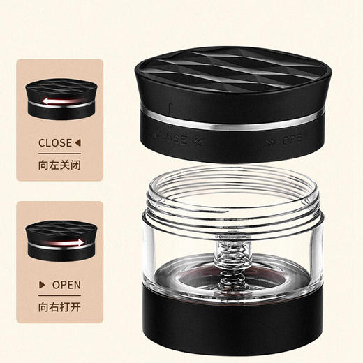 宝威玛（BVGMAV）玻璃杯英国 泡茶水杯茶水分离双层隔热玻璃茶杯子 BAL007F 商品图2