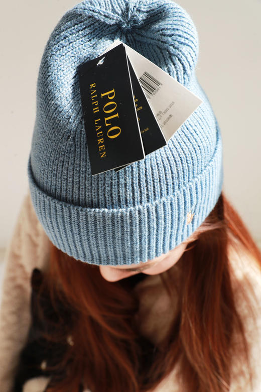 R家羊毛帽子，1690大洋一顶。原包装品相の小标刺绣毛线帽J121627 商品图4