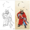 【大彩图】於文普工笔画白描底稿《钟馗》临摹勾线人物线稿WP32 商品缩略图0