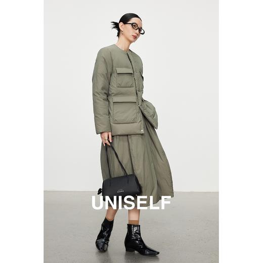 高级感羽绒服半裙两件套女2023冬季新款休闲宽松外套套装 商品图2