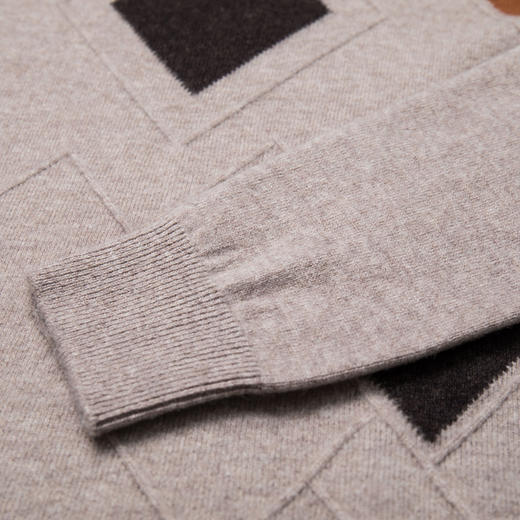 27DKXGR3709【美丽诺羊毛 100羊毛】罗蒙秋冬男装羊毛衫男士保暖舒适休闲百搭针织衫男士针织毛衣 商品图7