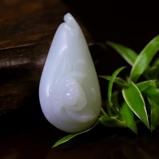 和田玉（羊脂白玉）挂件--不染26.19g 商品图1
