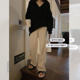 <曾小咸推荐>   糯米绒休闲裤  