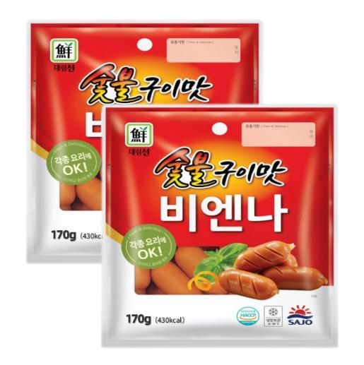 【2捆绑】大林 碳烤味脆皮肠170g*2 【묶음】대림 숯불구이맛비엔나170g*2 商品图0