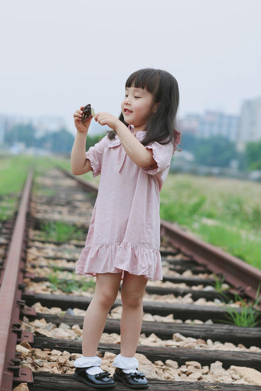 QZZBX122 花边连衣裙  80-120 商品图6