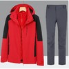 新款户外冲锋衣套装男女款两件套三合一可拆卸防风防水登山服外套 商品缩略图3