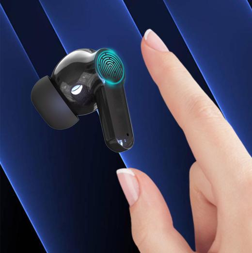 2023新款 海尔兄弟蓝牙耳机真无线半入耳式高品质适用苹果华为降噪蓝牙5.3芯片 畅想悦听无线享乐 滑盖霍尔W003 商品图2