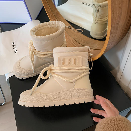 时尚减龄，保暖雪地靴爆款短靴毛靴HHXS-AB521 商品图2
