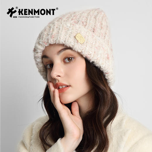 卡蒙猫耳造型手工粗针织帽KM-9494 商品图2