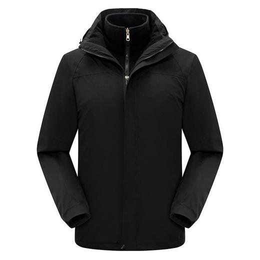 户外冲锋衣男女两件套三合一可拆卸抓绒衣接缝压胶防风防水登山服 商品图2