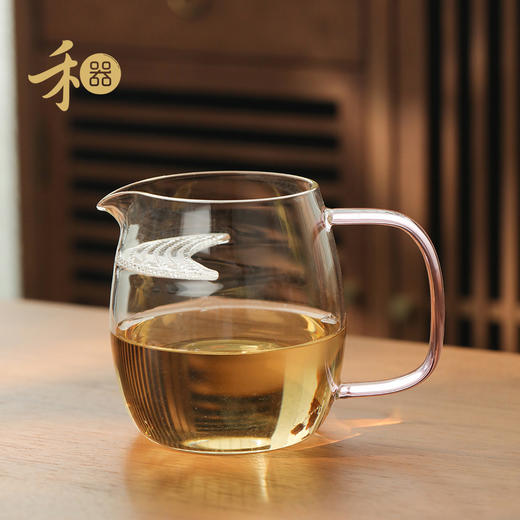 禾器 晶彩澄然煮茶器   高硼硅耐热玻璃大号公杯煮茶匀杯月牙过滤分茶器 商品图0