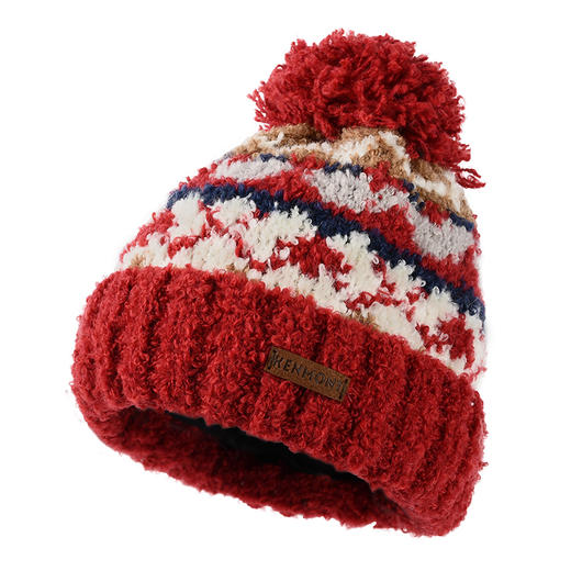 预售12.20 卡蒙秦海璐同款花儿与少年圈圈纱加厚针织帽KM-9442 商品图8