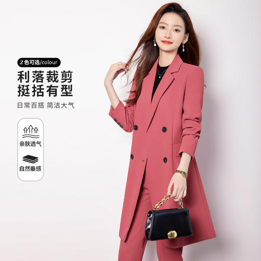 【简约大方】罗蒙女士西服宽松西装女面试职业通勤正装西服外套 商品图5