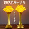 佛堂照明灯充电款佛灯观音莲花灯荷花灯长明灯供佛一对led佛灯 商品缩略图0