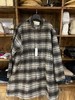 (5折) HARVESTY 羊毛混纺复古格纹外套大衣 商品缩略图9