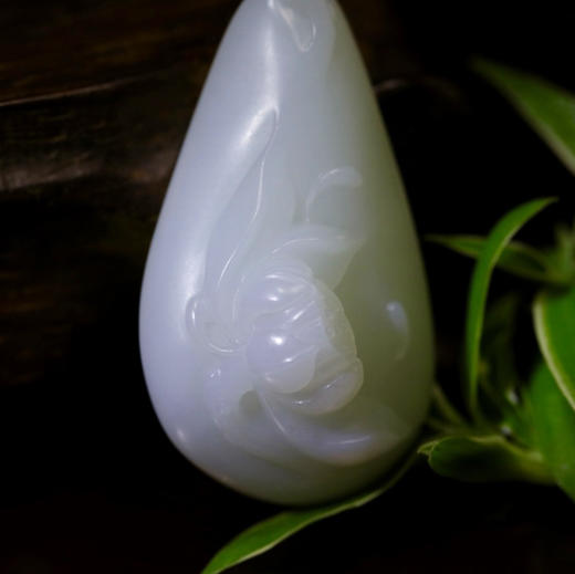 和田玉（羊脂白玉）挂件--不染26.19g 商品图2