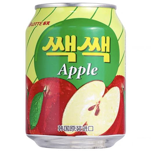 乐天梨果汁饮料238ml롯데 쌕쌕 사과 商品图0