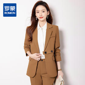 【上衣+裤子】罗蒙两件套女商务通勤面试工作女士套装西服套装