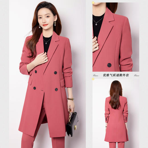 【简约大方】罗蒙女士西服宽松西装女面试职业通勤正装西服外套 商品图4