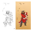 【大彩图】於文普工笔画白描底稿《钟馗》临摹勾线人物线稿WP30 商品缩略图0
