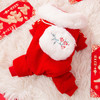 【宠物用品】-草莓娃娃领刺绣新年四脚唐装猫咪保暖加厚棉衣 商品缩略图0