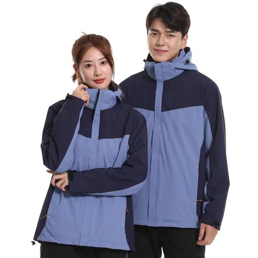 2023新款冲锋衣男女款户外三合一滑雪服可拆卸防风防水透气登山服 商品图1
