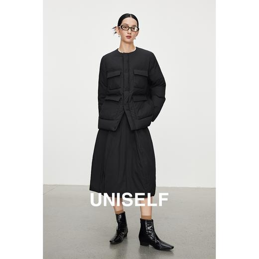 高级感羽绒服半裙两件套女2023冬季新款休闲宽松外套套装 商品图4