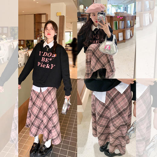 <曾小咸推荐>  黑色字母卫衣 商品图0