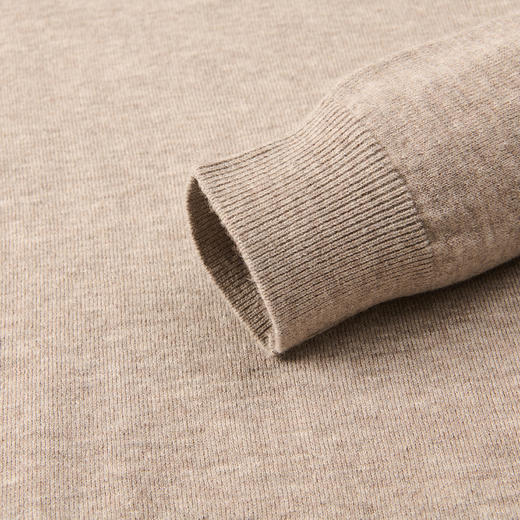 【100绵羊毛】罗蒙秋冬男士毛衣经典纯色羊毛衫男加厚男士羊毛衫保暖毛衣男 商品图8